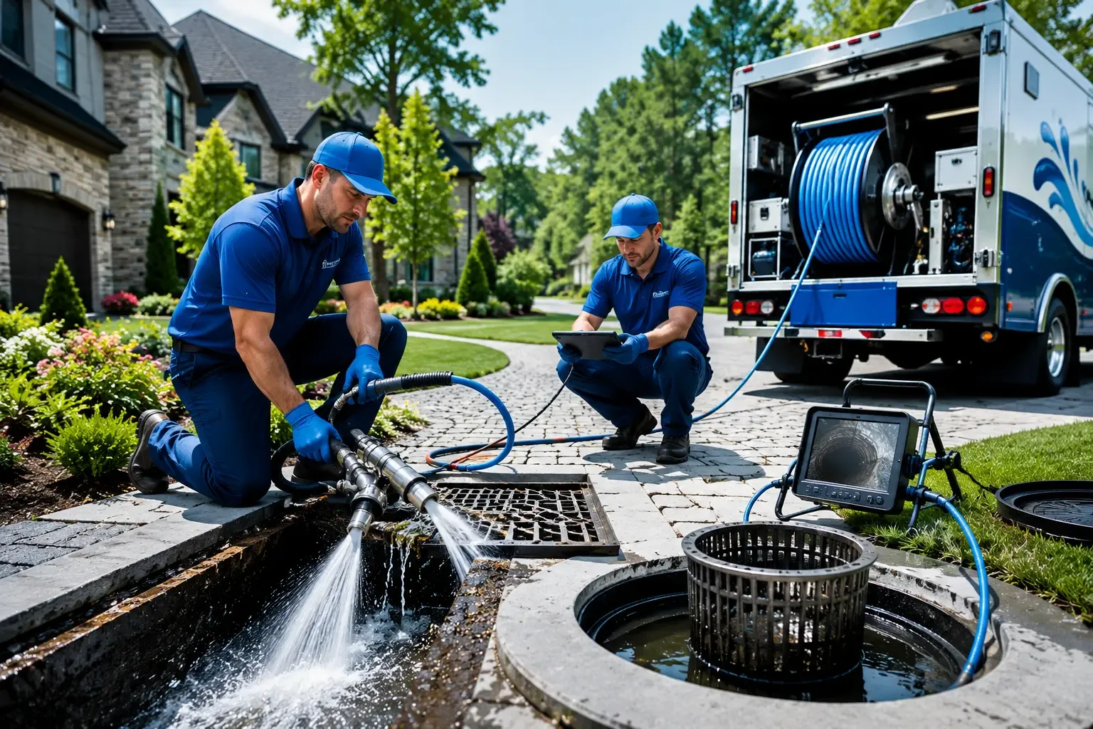 Local outdoor drain cleaning professionals in Darien, CT